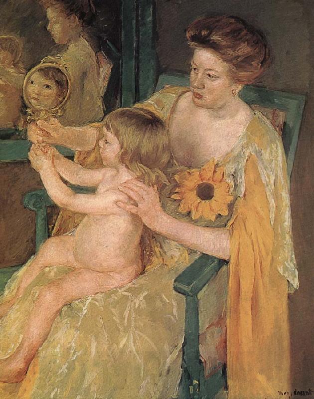 Mary Cassatt Mother and  son China oil painting art